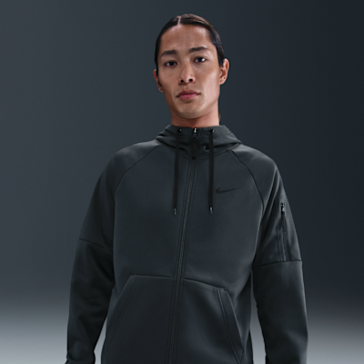 Nike Therma-FIT Men's Full-Zip Fitness Hoodie. Nike JP